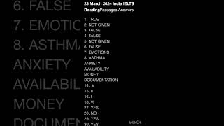 23 march reading answers idp ielts [upl. by Chapnick]