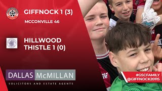 Giffnock 1 3 v 1 0 Hillwood Thistle  2024 Scottish Cup Round 2 [upl. by Reamonn]