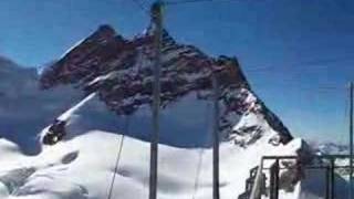 View of Jungfrau region from the Jungfraujoch Top of Europe [upl. by Robbin]