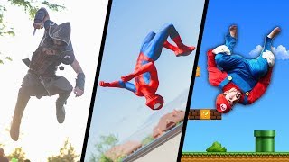 Video Games amp Superheroes In Real Life Spiderman Mario Deadpool Assassins Creed [upl. by Annaitsirk]