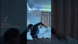 Pov when your sleeping and your body does the fake fall thing… shorts trending tiktok [upl. by Attem636]