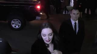 Emma Dumont attends a pre SAG Awards party at Chateau Marmont in West Hollywood [upl. by Ehcar453]