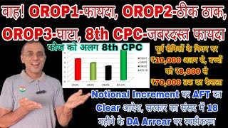 OROP3 में और 8th CPC में कितनी बढ़ोतरी कोश्यारी कमेटी क्या कहती है 18 महीने का DA Arrear कब मिलेगा [upl. by Anatola]