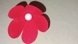 1 mint Flower making Ideas Easy flower Making Simple craft artandcraft diy papercraft yt [upl. by Hedberg71]