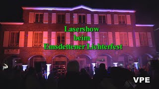 Emsdettener Lichterfest Teil 3 Die Lasershow am Abend [upl. by Eidob]