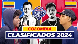 ATENCIÓN LOKILLO Y CARPEDIEM AFUERA DE RED BULL COLOMBIA 2024  ESTOS SON LOS CLASIFICADOS [upl. by Hajin]