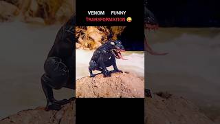 VENOM TRANSFORMATION 😜 venom3 sony marvel shorts movie [upl. by Durwin516]