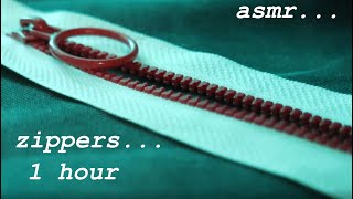 asmr zipper sounds for one hour [upl. by Kliment912]