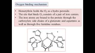 KSET ExamBioinorganic Chemistry4Hemerythrin Structure and function Iron Metalloporphyrins Kannada [upl. by Carlee]