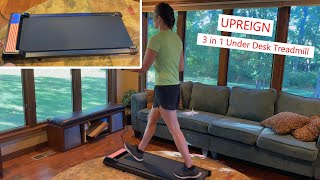 UPREIGN 3 in 1 Under Desk Treadmill quiet and efficient treadmill walkingpad underdesktreadmill [upl. by Cyprian]