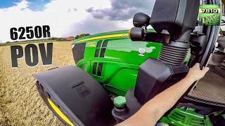 John Deere 6250R  POV Transport DRIVE [upl. by Adnawot571]