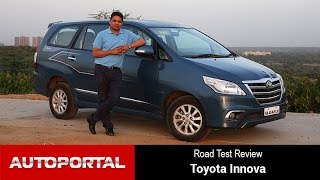 Toyota Innova Test Drive Review  Autoportal [upl. by Lamberto]