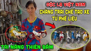 Xuất hiện “Tài Năng Trẻ” chế tạo Xe Mô Hình từ phế liệu làm triệu người mê [upl. by Lak]