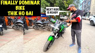 NEXT RIDE KE LIYE DOMINAR BIKE READY HO GAI  FINALLY BAJAJ DOMINAR BIKE THIK HO GAI [upl. by Iaverne]