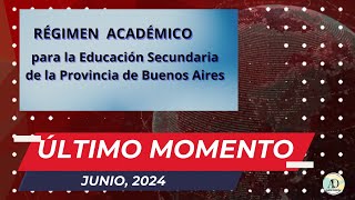 2024 Régimen Académico Secundaria [upl. by Zalucki]