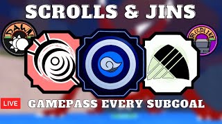 🔴 Shindo Life scrolls jins kg bag modes jutsu  Roblox LIVE [upl. by Erdried]