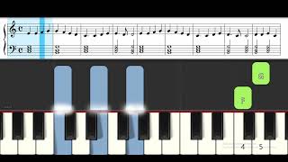 ODE TO JOY Beethoven  Piano Tutorial  Sheet Music  Finger Numbers [upl. by Pessa]