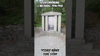 Soldatendenkmal WW1  Tyssaer WändeTiské stěny BÖHMISCHE SCHWEIZ Wandertag  Sommer 2024 Juli [upl. by Lexi]