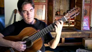 VillaLobos Prelude 3  Michael Chapdelaine  Video solo classical guitar [upl. by Weatherby]