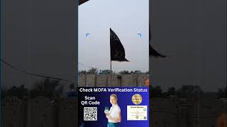 mofa attestation status how to check mofa verification status online qr code scanning mofa [upl. by Opalina756]