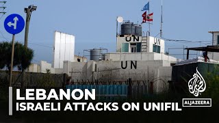 UNIFIL says Israeli military forced entry at base in southern Lebanon [upl. by Anigal]