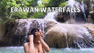 Thailand Travel 🇹🇭 Day Trip from Kanchanaburi  Erawan Waterfall [upl. by Annamaria]