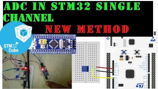 ADC in STM32  Single Channel  Keil [upl. by Yenobe]