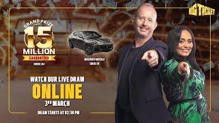 Grand Prize AED 15 Million Series 261 and Dream Car Maserati Grecale GT Series 10 Live Draw [upl. by Sissel]