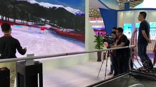 Ski amp Snowboard Simulators by SkyTechSport at China Langfang International Economic and Trade Fair [upl. by Yusem]