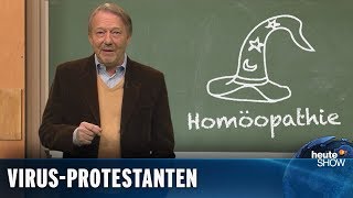 Homöopathie Der Hokuspokus der Alternativmedizin  heuteshow vom 16112018 [upl. by Aerda36]