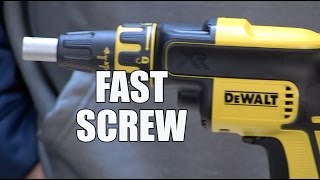 DeWALT DCF620 20V Brushless Drywall Screw Gun Sneak Peek Review [upl. by Bernardi]