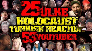 Turkish Reaction  Ceza Holocaust  Tüm Tepkiler  25 ülke 53 youtuber  Türkçe Rapin gücü [upl. by Barnett]