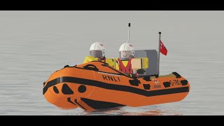 Recovering the D Class Lifeboat  RNLI Roblox [upl. by Anayet]