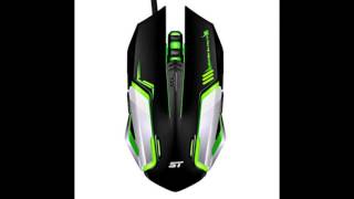 Gaming Mouse SOWTECH Optical Ergonomic USB Wired Gaming Mice [upl. by Nosac332]