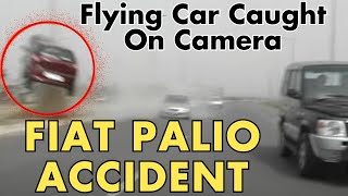 Fiat Palio Accident in Noida India Captured LIVE on camera [upl. by Eidassac165]