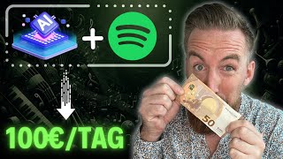 Geld verdienen mit KIMusik  Erprobte Strategie  100€ pro Tag mit Spotify [upl. by Arnaldo]