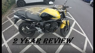 Yamaha FZ6  2 year review [upl. by Gaskill]