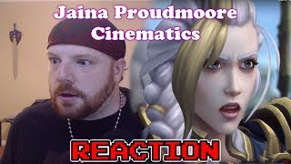 KRIMSON KB REACTS Jaina Cinematics  Battle For Azeroth [upl. by Airamanna597]