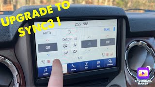 2015 F350 Super Duty Sync 2 to Sync 3 Upgrade  High Reccomend [upl. by Bushweller]