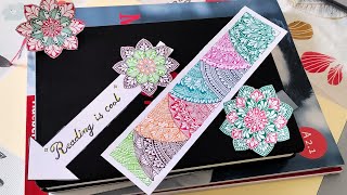 DIY new bookmark ideas  Easy to make mandala bookmarks [upl. by Parks18]