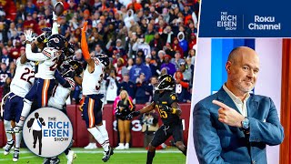 “What a Finish”  Rich Eisen on Jayden Daniels’ Hail Mary to Give Commanders Thrilling Win vs Bears [upl. by Westbrook]