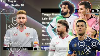 eFootball Pes 2024 PSP New Update Kits Latest Transfer January l Camera Ps5 Best Graphics [upl. by Eliot]