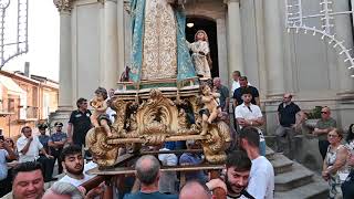 Monterosso Calabro MARIA SSMA DEL SOCCORSO festa 2024 Uscita Processione 120 [upl. by Ivzt]