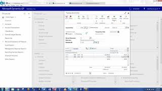 Dynamics GP Workflow GL entry [upl. by Vaden359]