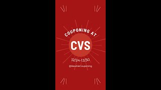 CVS Couponing week of 12241230  All Digital Deals [upl. by Ahola]