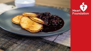 Banana Pikelets Recipe  Tasty amp Healthy  Heart Foundation NZ [upl. by Ttelracs]