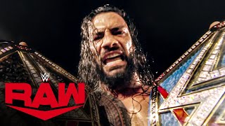 Relive Roman Reigns’ Last Man Standing Match against Brock Lesnar Raw Aug 1 2022 [upl. by Namzaj]