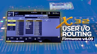 USER Input and Output Routing on Behringer X32 [upl. by Hilary]