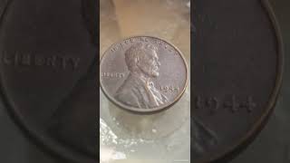 100K Ultra Rare 1944 Wheat penny Error pennycoinsmoneyrarecoinscollections [upl. by Yahsel]