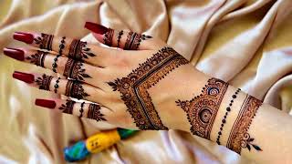 Latest Top 20 Back Hand Mehndi Designs 2024 New shorts mehndi henna subscribe fashionbytes [upl. by Akkire480]